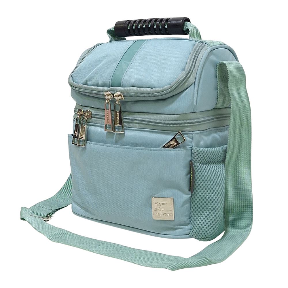 Lonchera Térmica Modelo Basa N1 Kengar - Verde Pastel