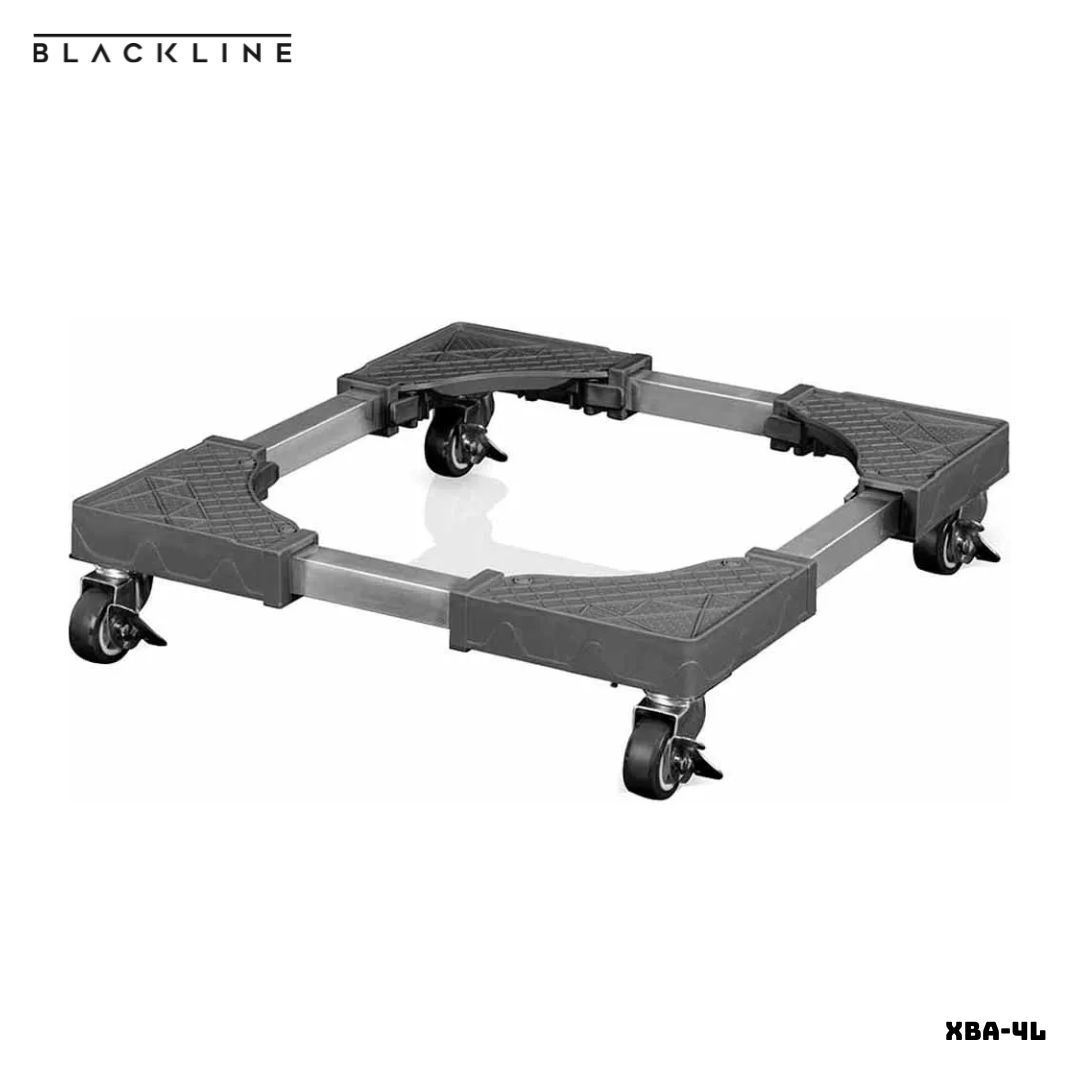 BASE DE METAL BLACKLINE  4 RUEDAS - XBA-4L