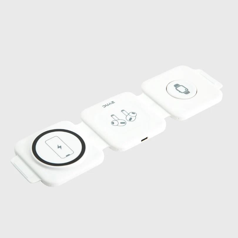 Base de Carga Inalámbrica 15W Qi ZYNC Ultra Slim – Cargador Inalámbrico Rápido Compatible Samsung Galaxy y iPhone