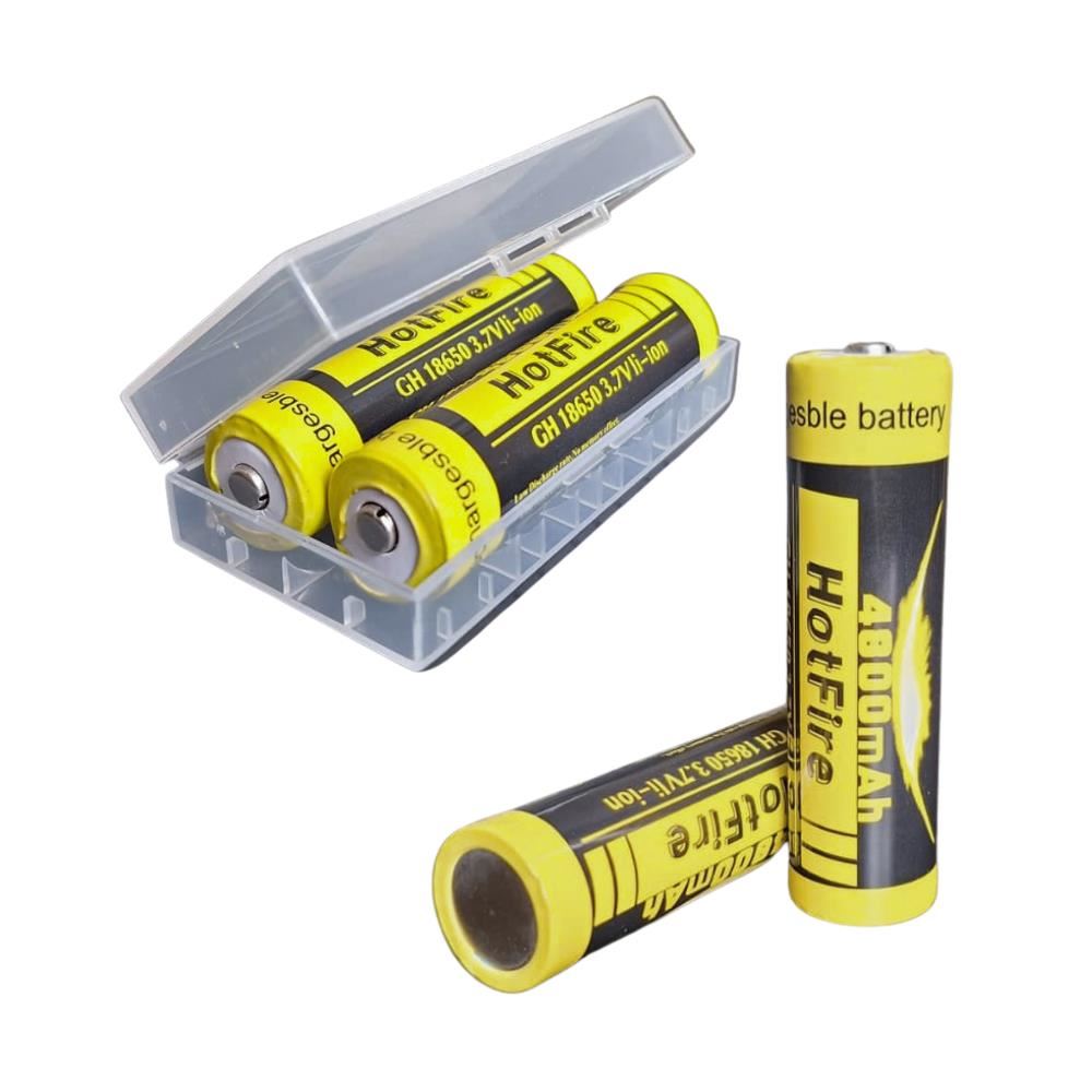 Baterias Recargables x2und 18650 4800mAh 3.7v 40A c/u Marca HotFire