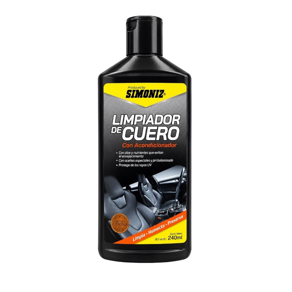 Limpiador de Cuero con Acondicionador Simoniz 240 ml Protección UV