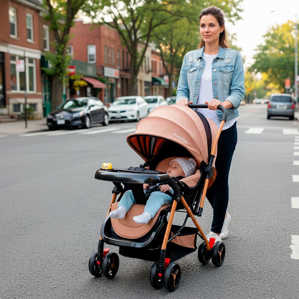Coche para Bebe Macarena City Beige