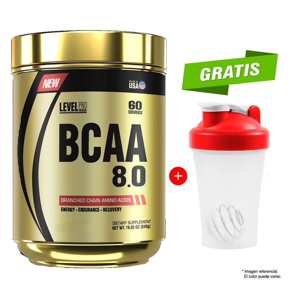 Level Pro Bcaa Level 8.0 540 gr Fruit Punch + Shaker