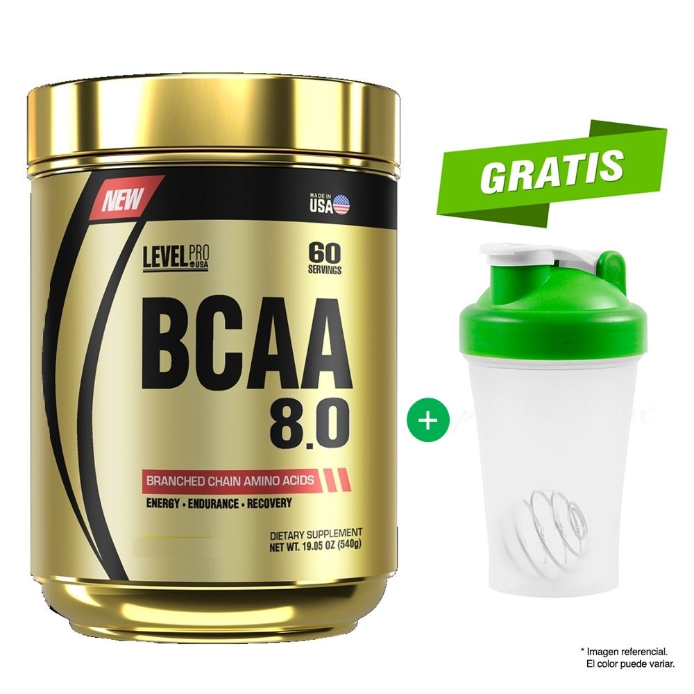 PRO BCAA 8.0 AMINOACIDO 540GR FRUIT PUNCH LEVEL PRO