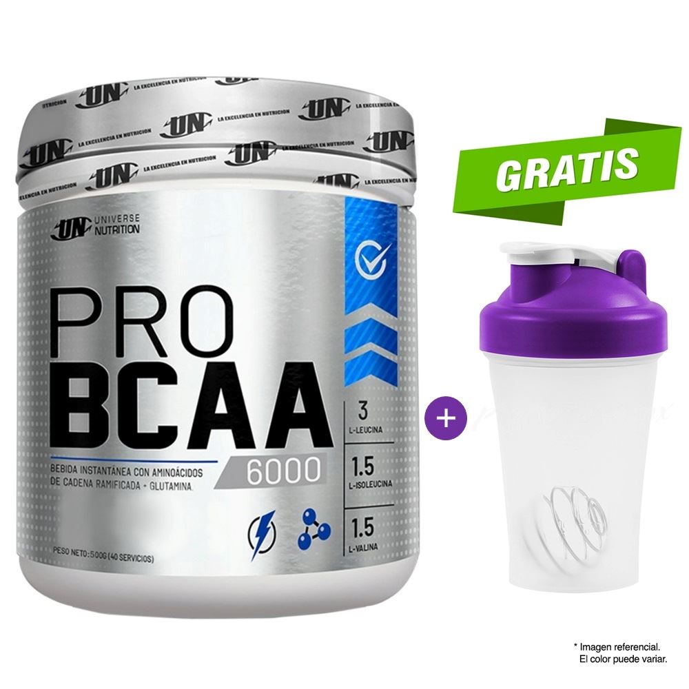 BCAA´S 500 GR UN AMINOÁCIDOS CITRUS PUNCH + SHAKER