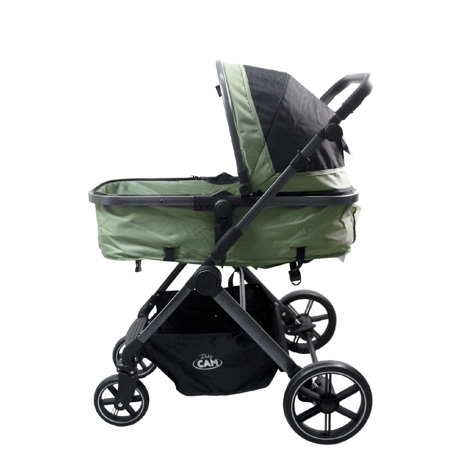 Coche moisés londres baby cam verde