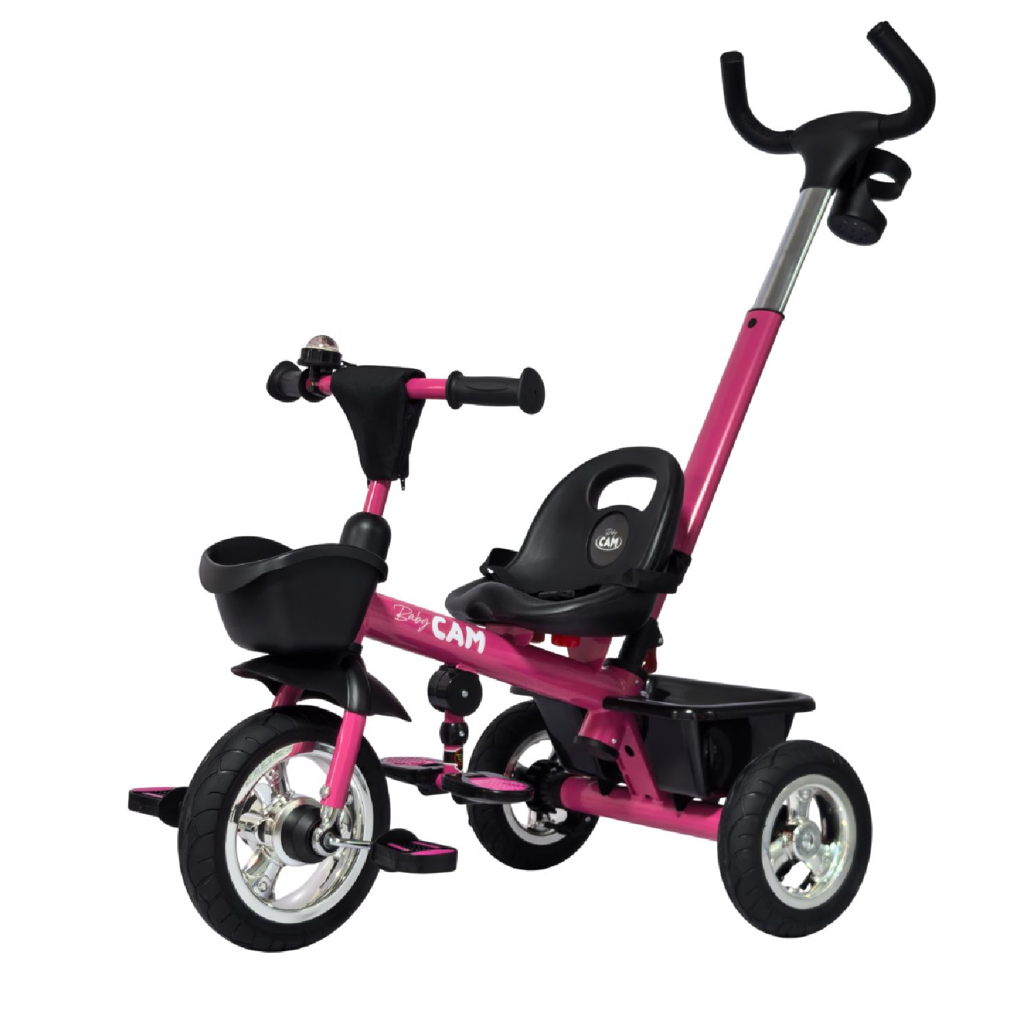 Triciclo booth baby cam fucsia