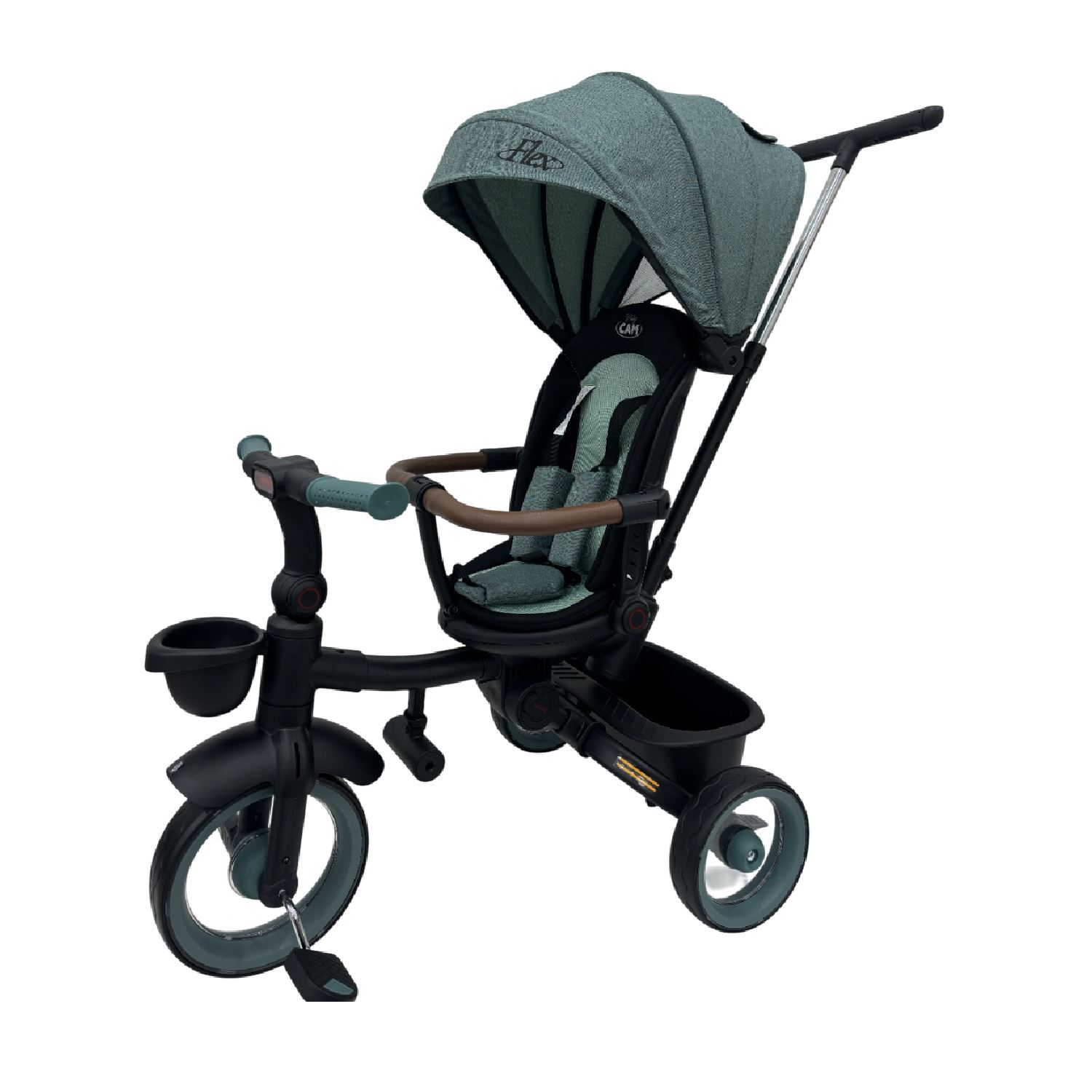 Triciclo flex baby cam verde