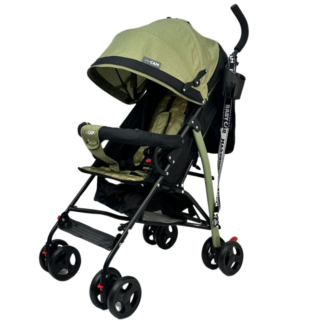 Coche bastón valencia baby cam verde