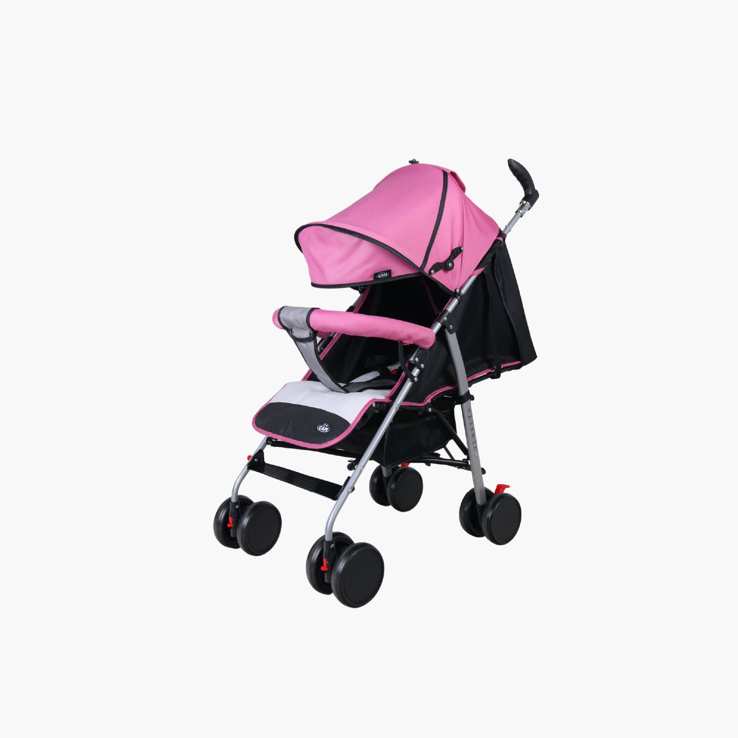 Coche bastón venecia baby cam rosado