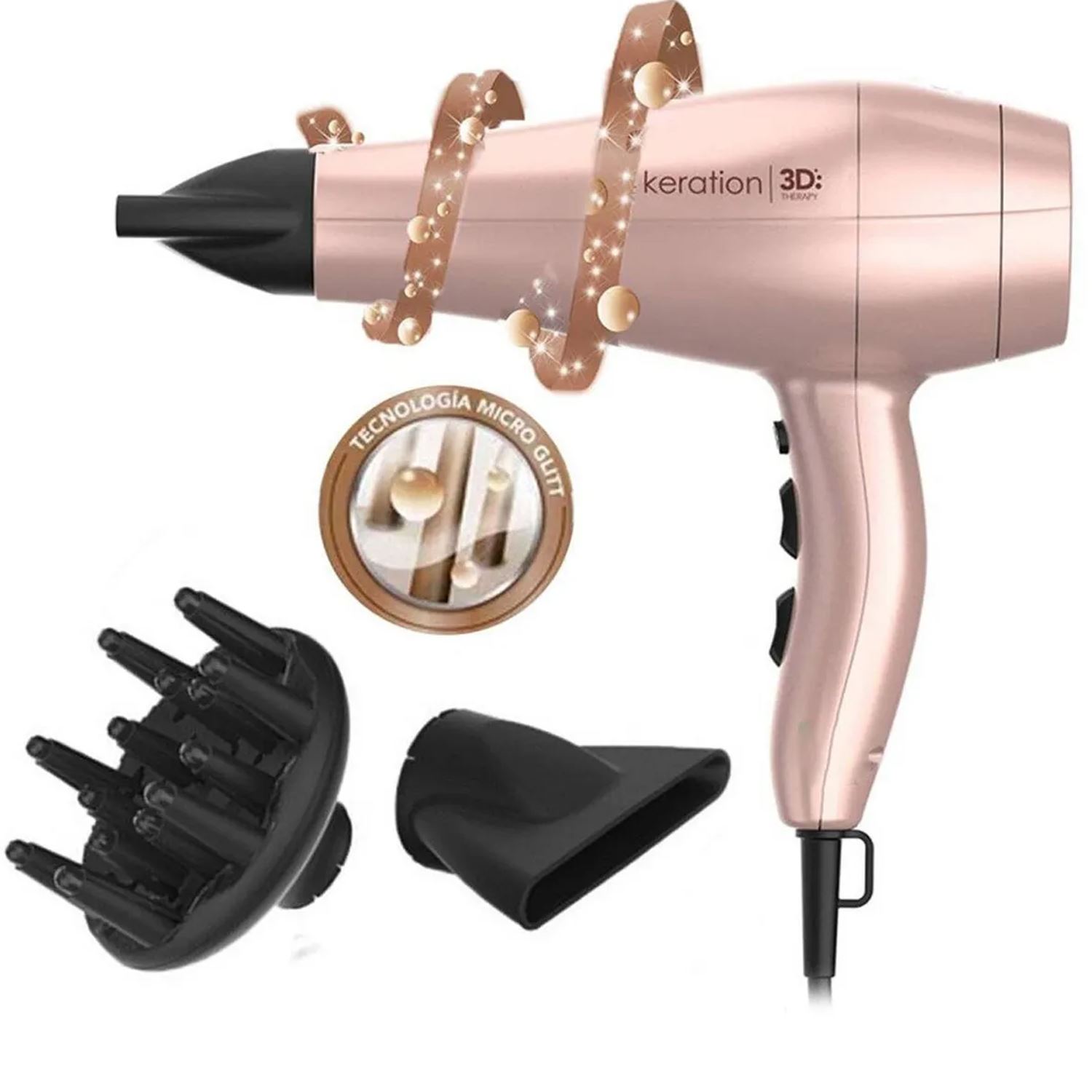 Secadora Diva 3D Keration de 2300W Gama BECHD0000002033