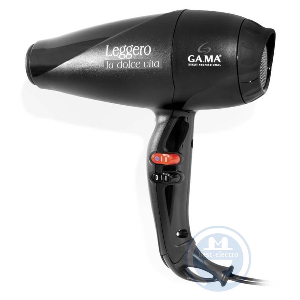 Secador Gama Leggero Black Ion BECHD000000849 de 2400 Watts