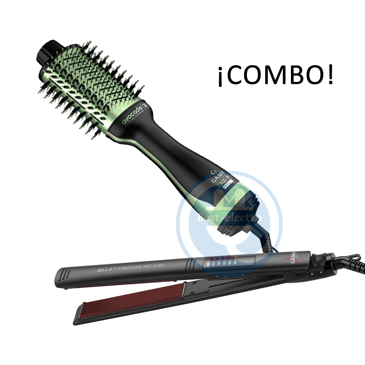 Combo Gama Alisadora BECHS0000002120 y Cepillo Secador