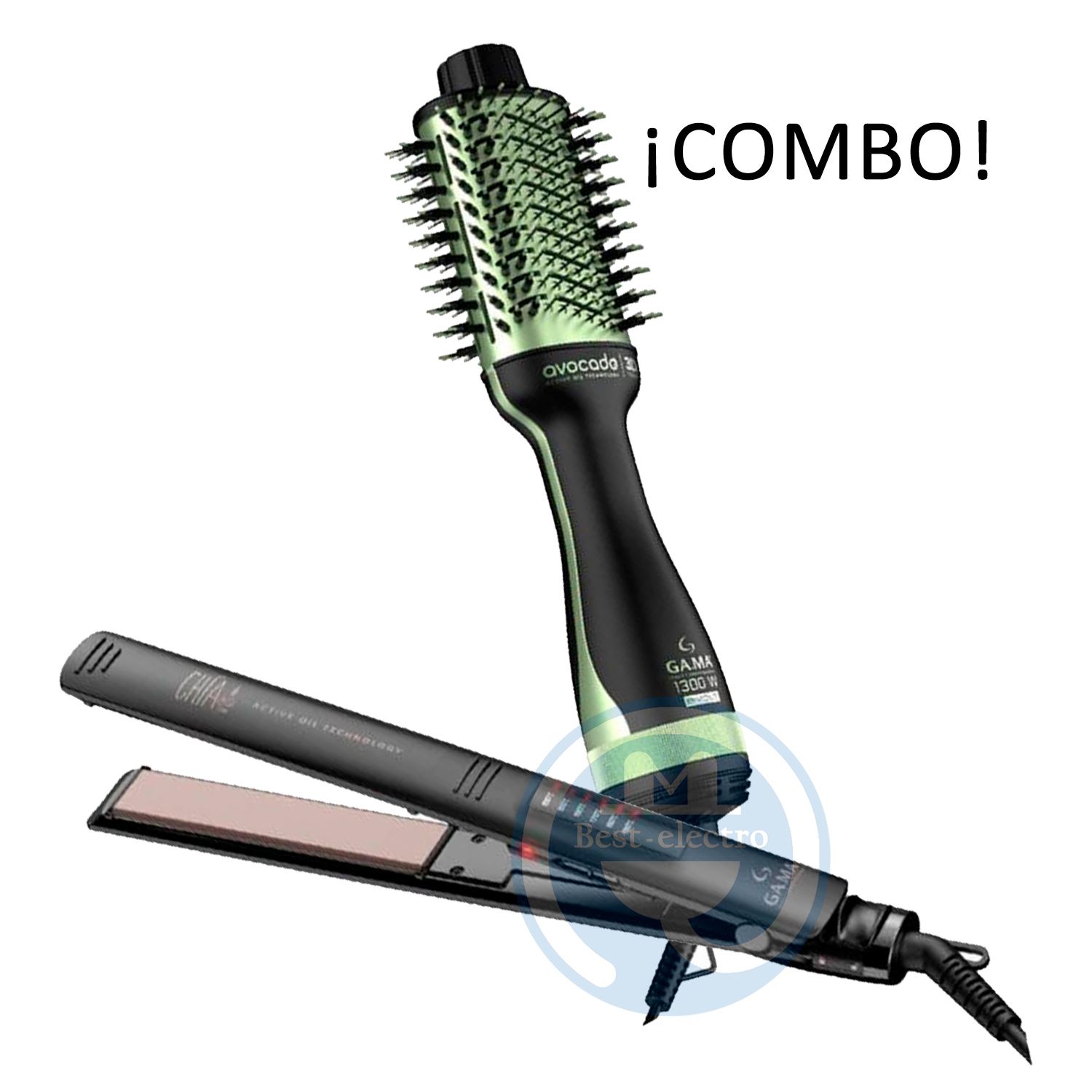 Combo Gama Alisadora BECHS0000002568 y Cepillo Secador