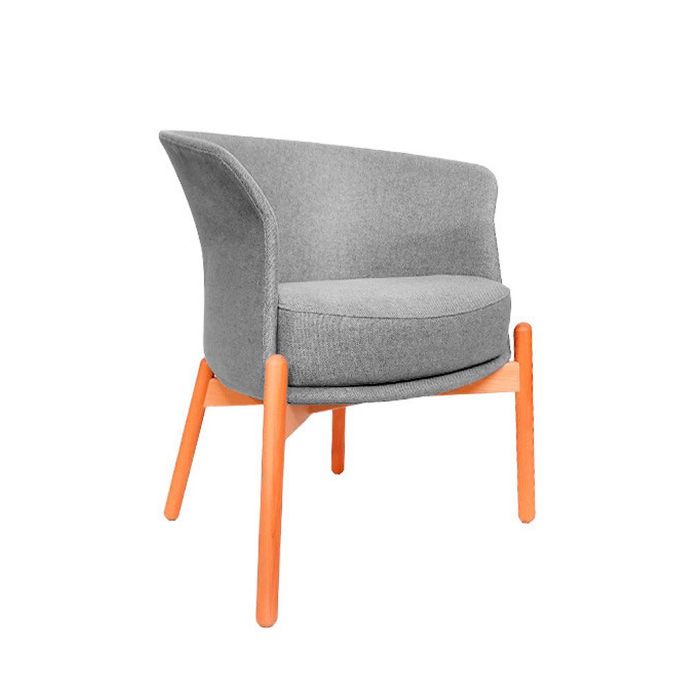 Sillón Bell Wood Gris B/Natural - Ziyaz