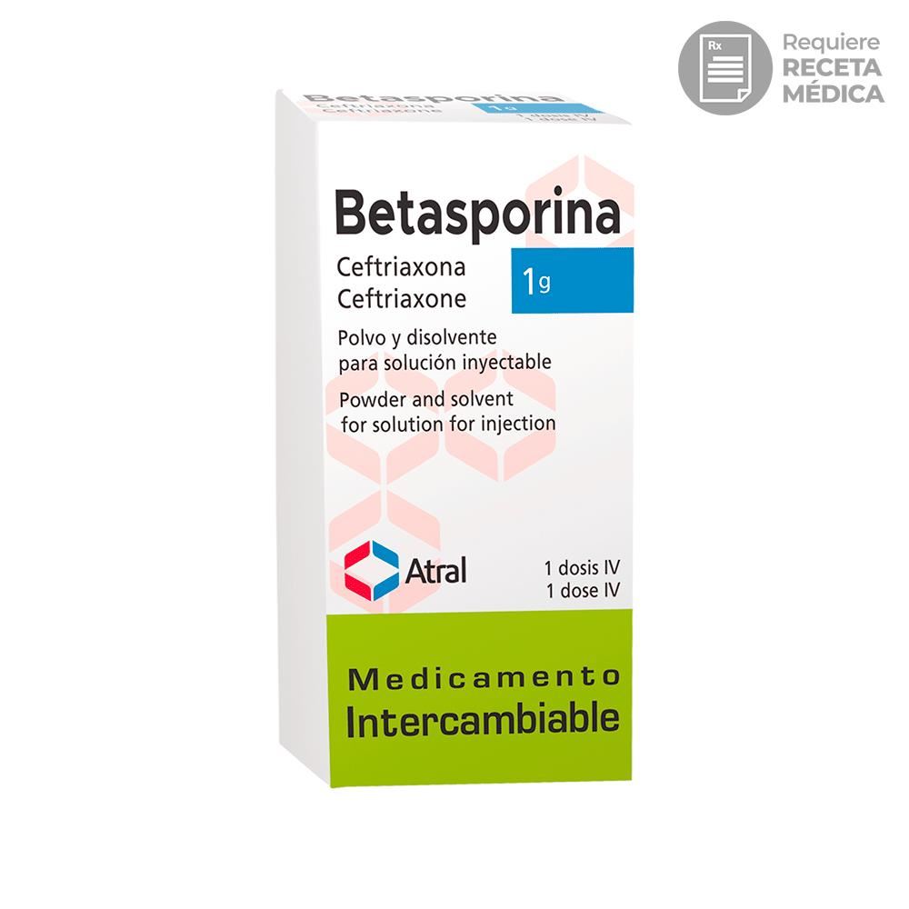 Betasporina 1 g Polvo para Solución Inyectable I.V.