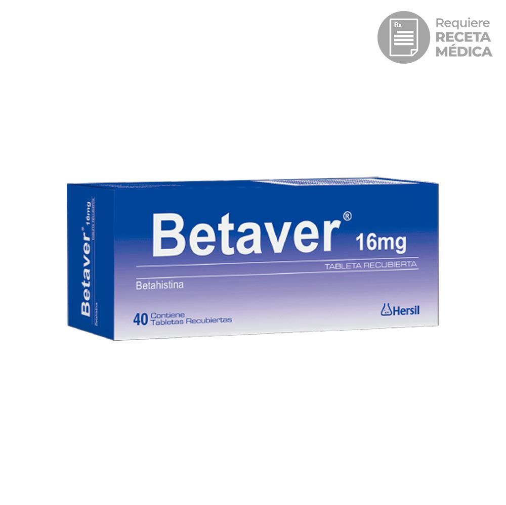 Betaver 16 mg Tabletas Recubiertas