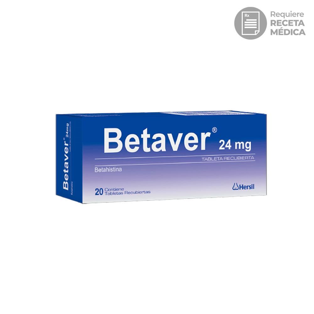 Betaver 24 mg Tabletas Recubiertas