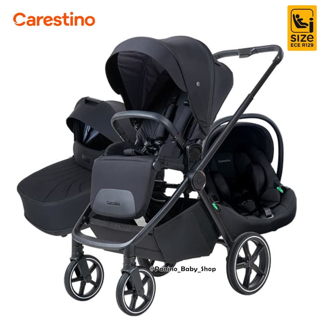Coche Cuna Premium Travel System 3en1 -BEVERLY V4- Negro