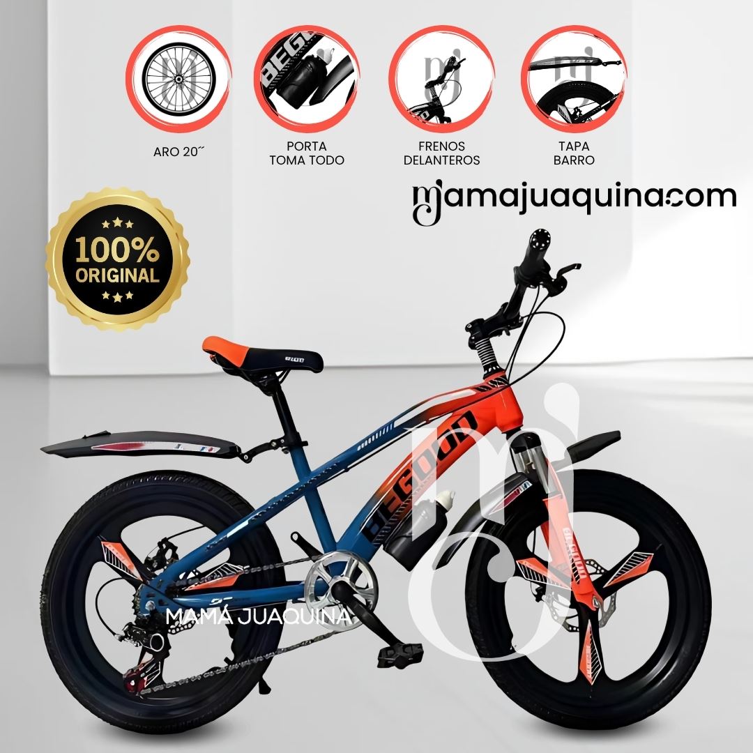 Bicicleta Deportiva para Niños Aro 20 «BEGOOD» Blue