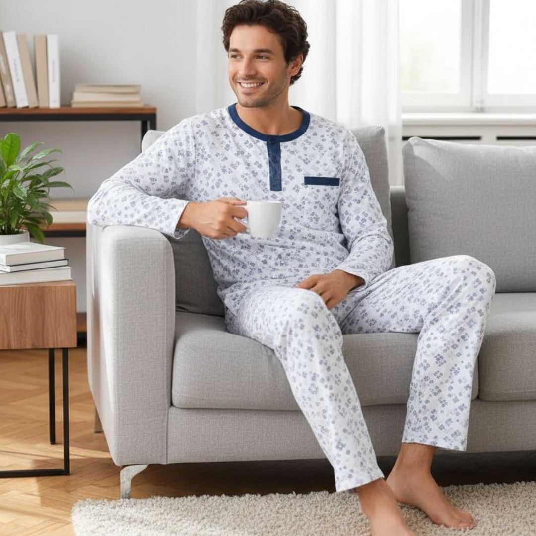 Pijama de Hombre Manga larga + pantalón