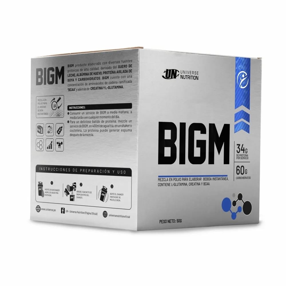 BIGM PROTEINA CAJA 10 SACHETS COOKIES