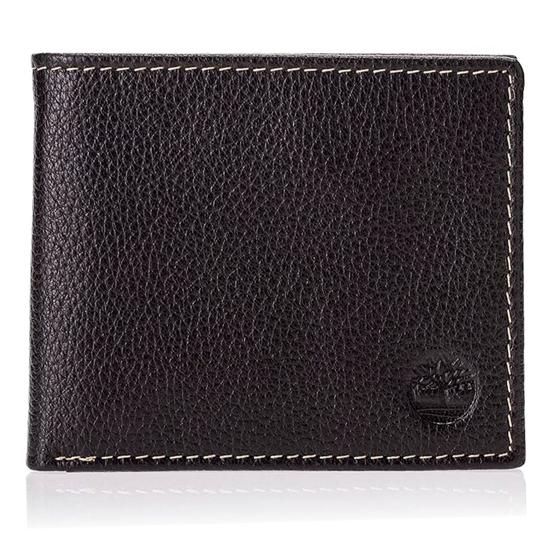 Billetera Timberland de cuero para hombre con bolsillo abatible