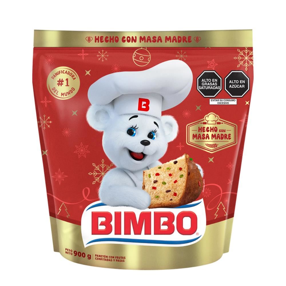 PANETON BIMBO EN BOLSA X 900GR