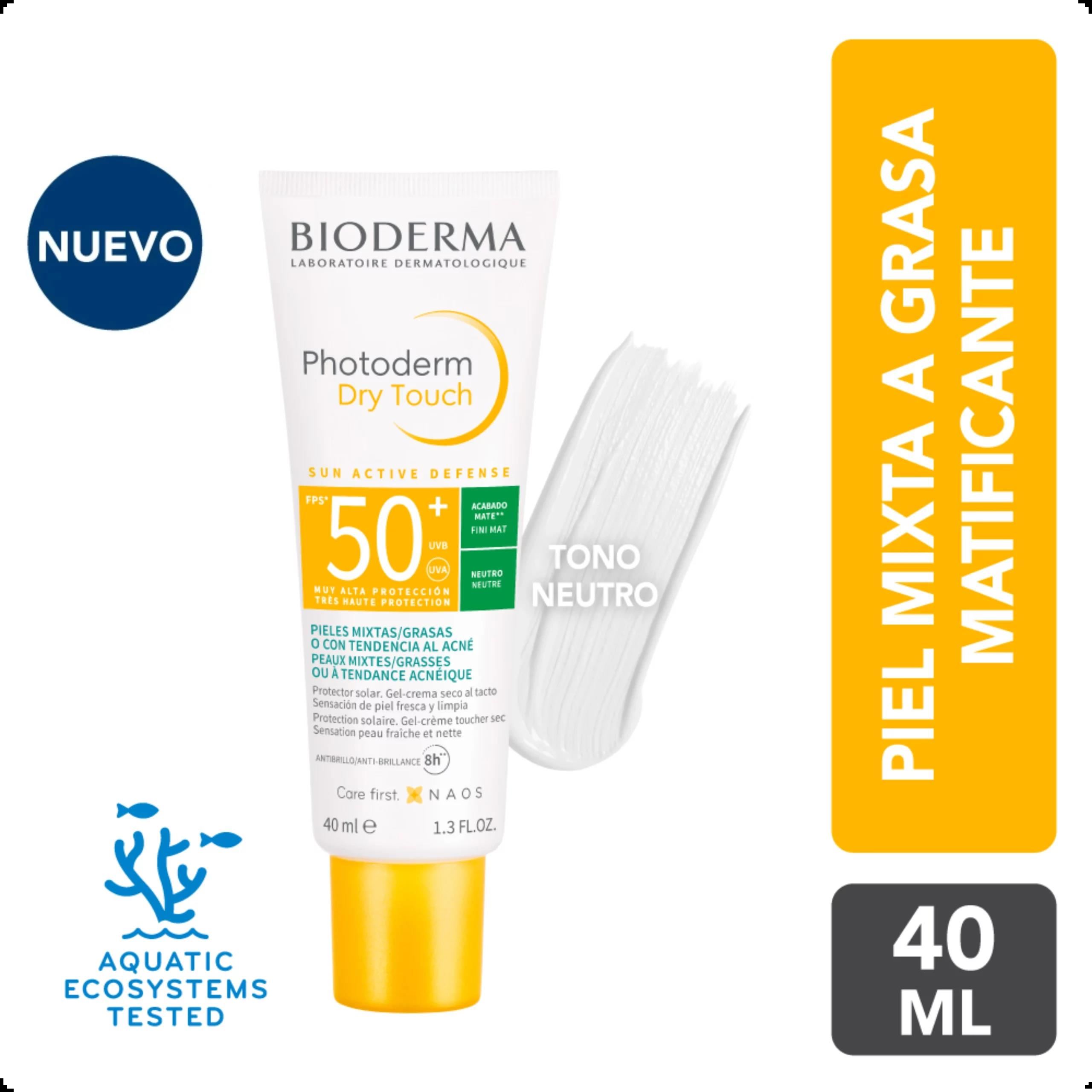 Photoderm Dry Touch Bioderma Piel Mixta a Grasa FPS50+