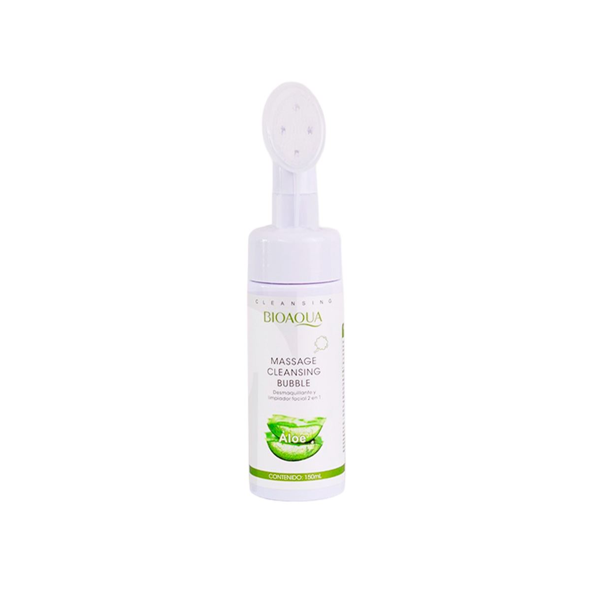Espuma Limpiadora Facial Aloe 2 En 1 Desmaquillante 150gr Bioaqua
