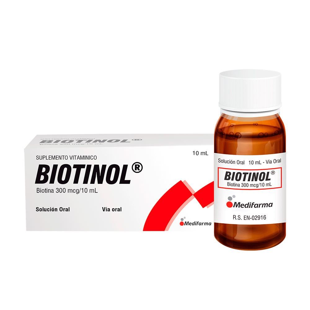 Biotinol 300 mcg/10 mL Solución Oral