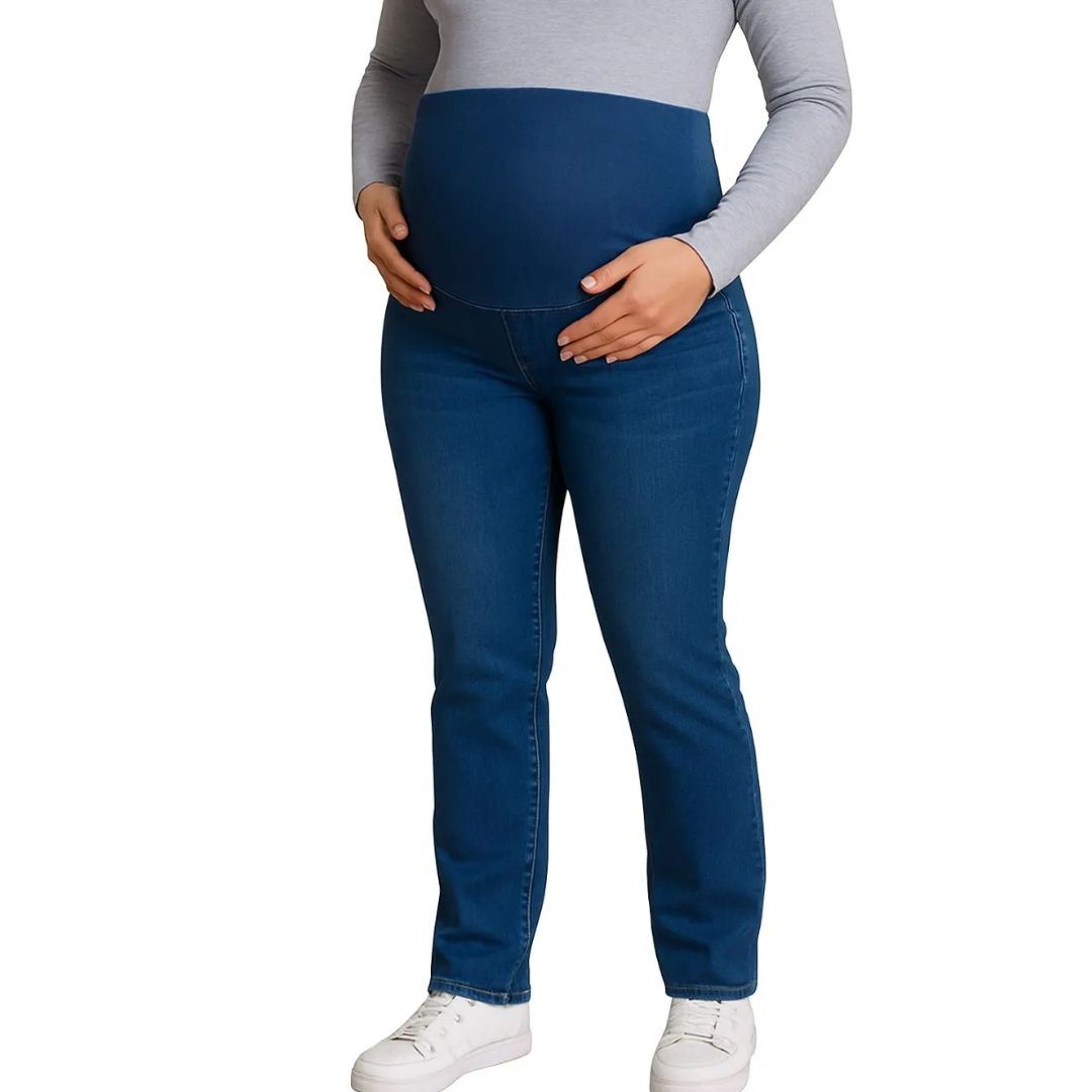 Jeans Pantalon De Embarazada Pantalón De Maternidad Azul
