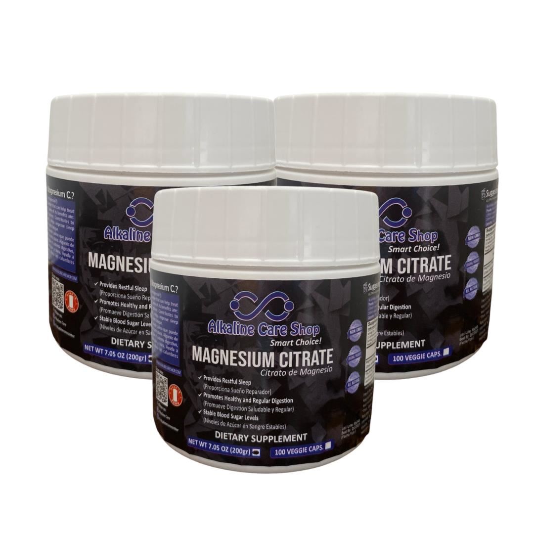 Citrato de Magnesio 200gr x 3