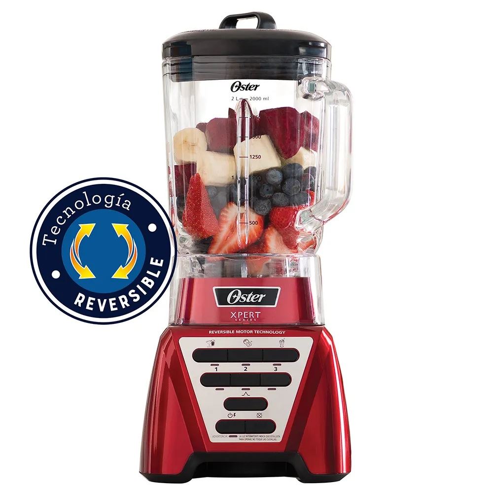 Licuadora 2Lts Xpert Series Reversible Oster BLST3A-R2G Rojo 1500W