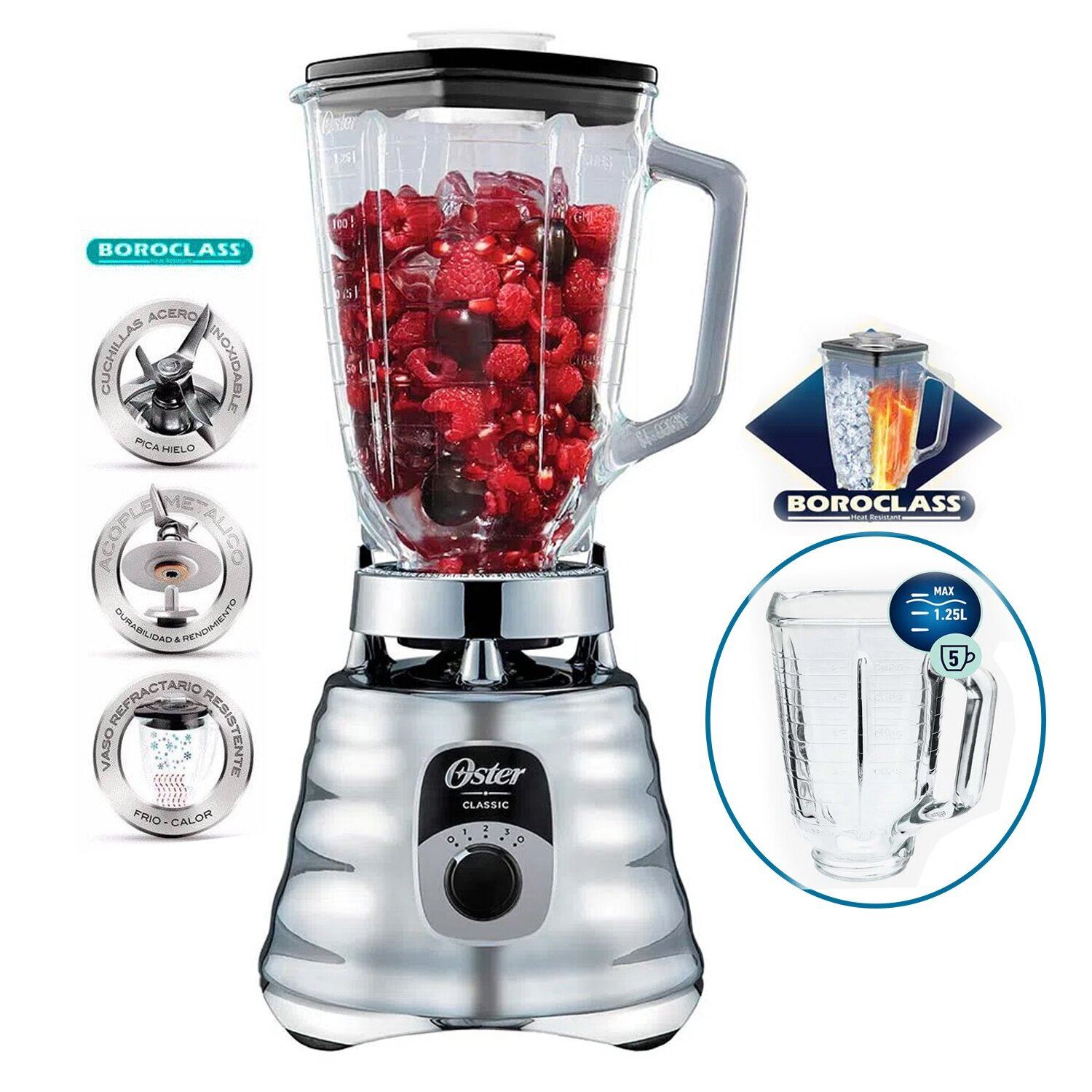 Licuadora clásica 3 velocidades BLST4655 700W