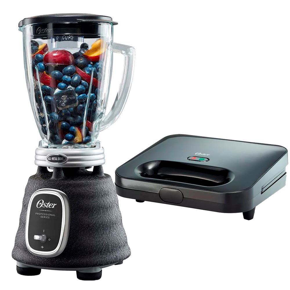 Combo Licuadora Oster BLSTBPST+ Sandwichera CKSTSM2885 Negro