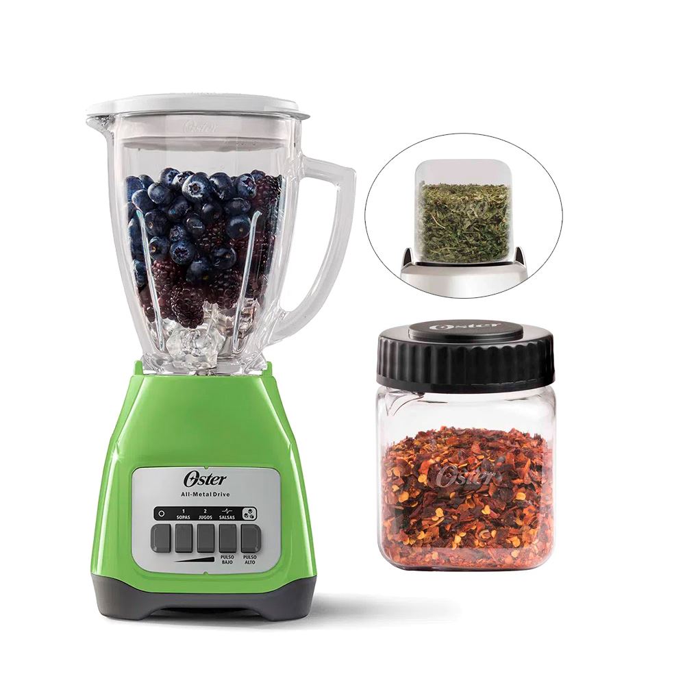 Licuadora Oster 550W BLSTKAG-KPB+Mini vaso Picatodo 300 ml de Tritan