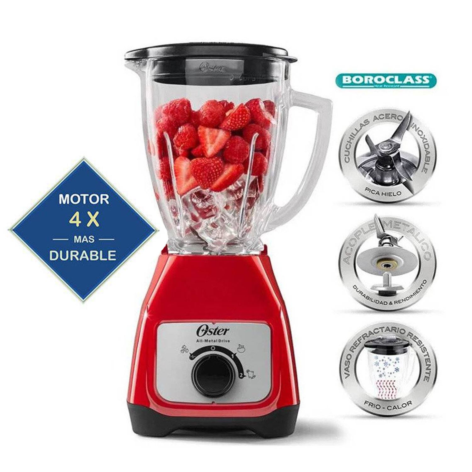 Licuadora 125L Control de Perilla BLSTKAG-RRD