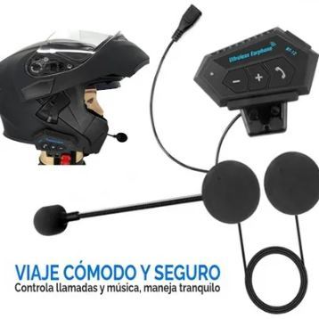 Bluetooth para Casco de Moto Premium increíble Antiruido con Llamadas y Música