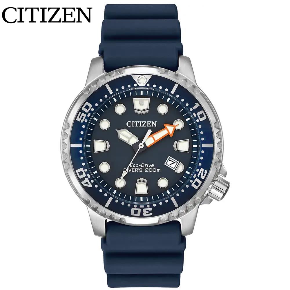 Reloj Citizen Promaster Eco Drive BN0151-09L Solar Fecha Acero Inoxidable Correa de Resina Azul