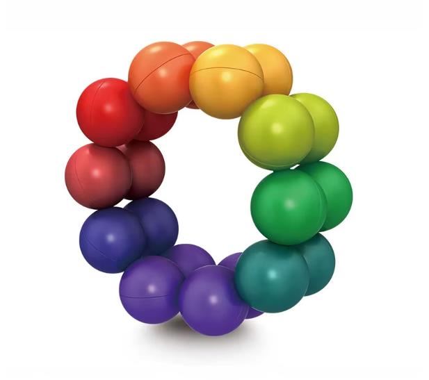 Conexión de Bolas de Colores Armable – Construye, Aprende y Diviértete