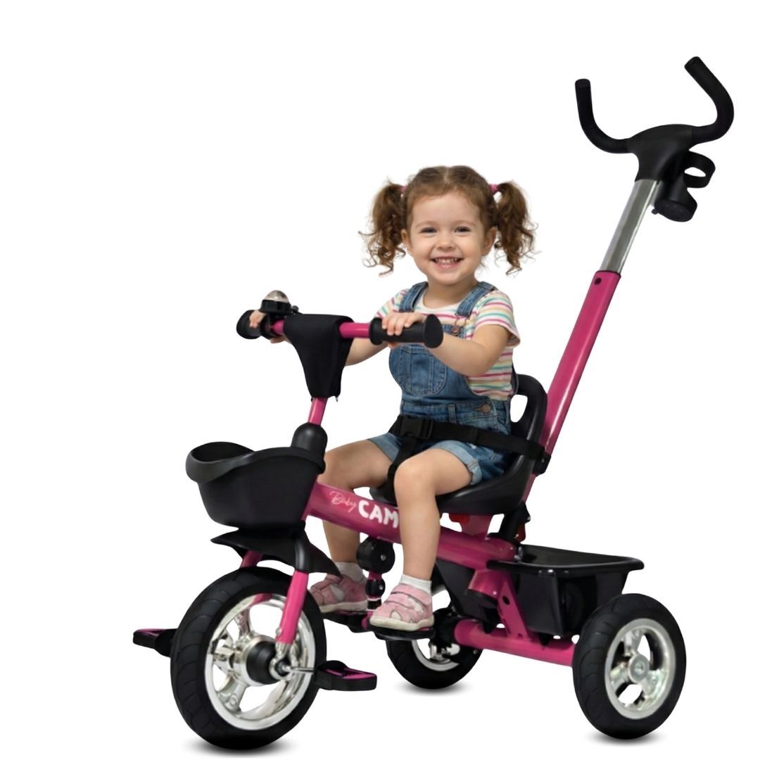 Triciclo Guiador 2 en 1  «BOOTH» Edición Limitada Dark Pink