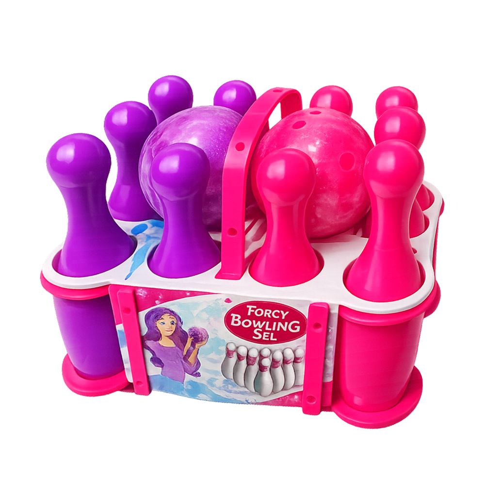 Pack De Bowling Tamaño Grande – Bolos 10 Palos + 2 Bolos Mujer