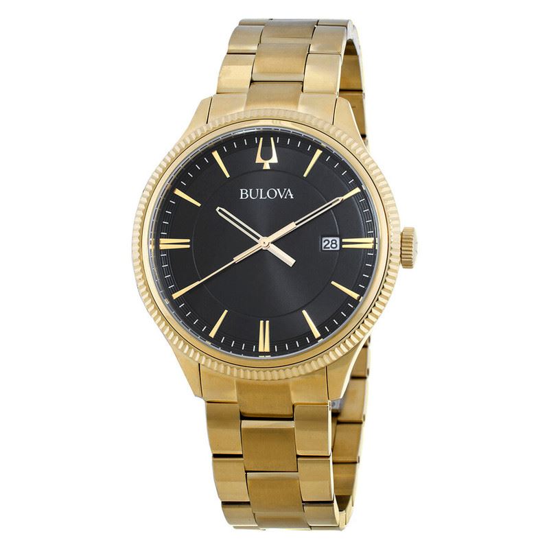 Bulova Classic Quartz Black Dial 97B228