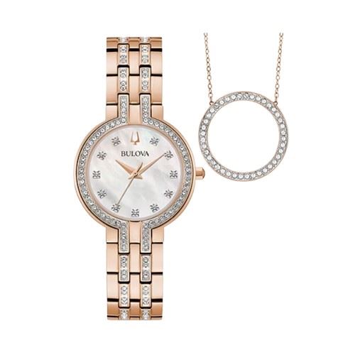 Bulova Classic Quartz Crystal Ladies Watch 98X135