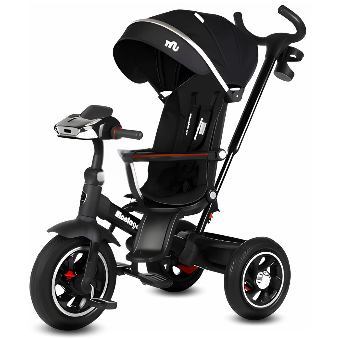 Triciclo Guiador Musical 3 en1 «BUMER» Black