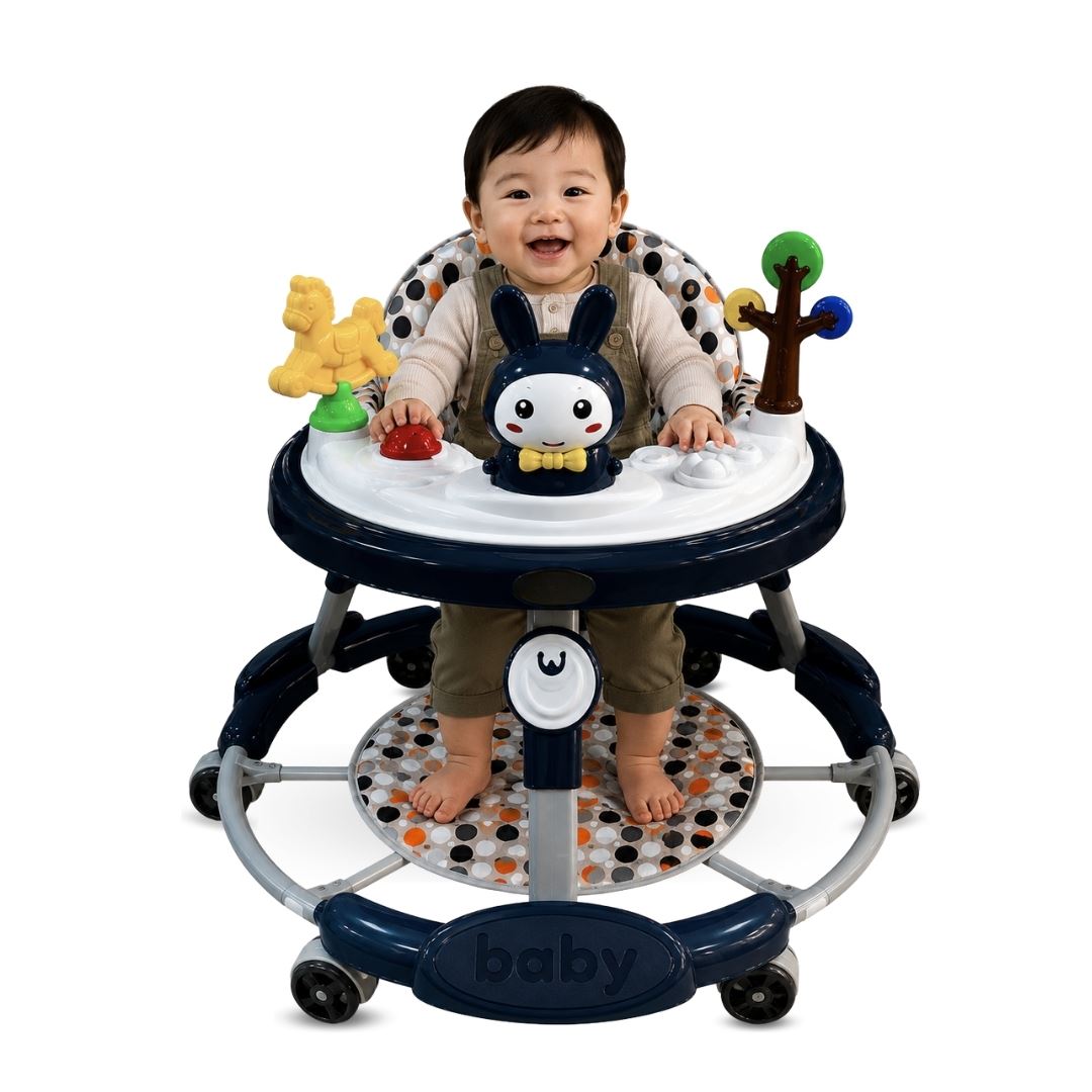 Andador Musical Plegable «BUNNY KAWAII PRO» de Lujo Dark Blue