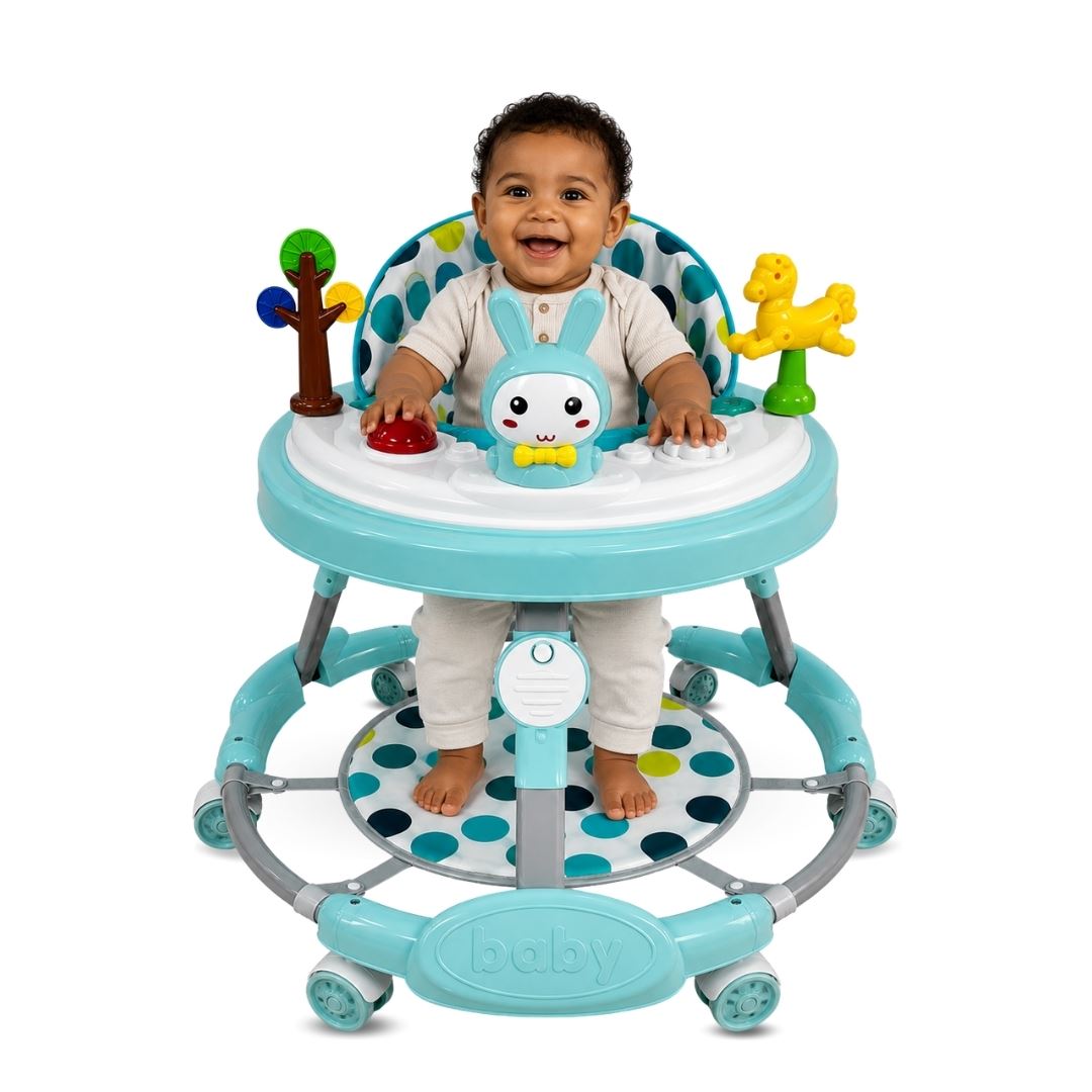 Andador Musical Plegable «BUNNY KAWAII PRO» de Lujo Sky Blue