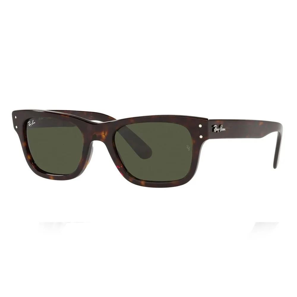LENTES DE SOL RECTANGULARES RB2283MR. BURBANK UNISEX HAVANA LUNA VERDE