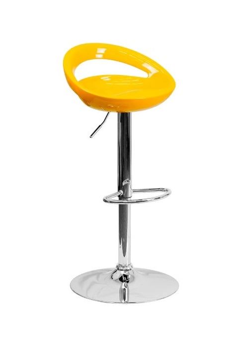 SILLA DE BAR GIRATORIA - ASTER AMARILLO